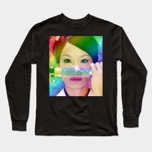 O-Ren Ishii Rainbow Katana Long Sleeve T-Shirt